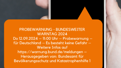 Bundesweiter Warntag 2024